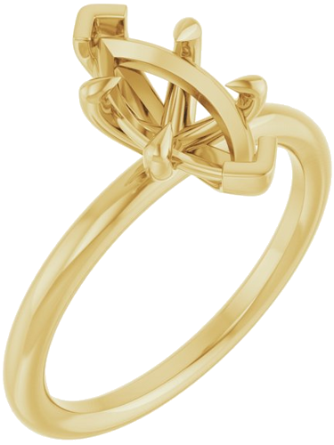 Sužadėtuvių Žiedas „Claw-Prong Solitaire“ 14k yellow gold Marquise 11mm x 5.5mm (1)
