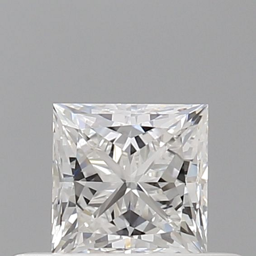 0.4 carat F-VVS2 Natūralus Princess Deimantas (1)
