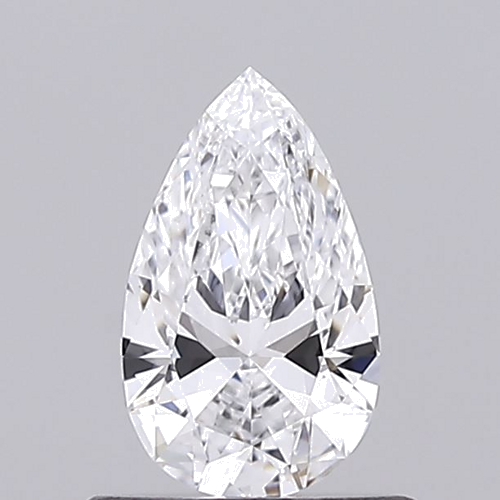 0.51 carat D-VVS2 Natūralus Pear Deimantas (1)