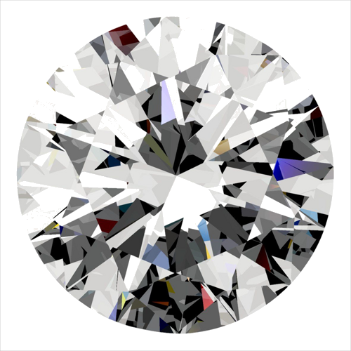 0.3 carat E-VVS2 Excellent cut Natūralus Round Deimantas (1)