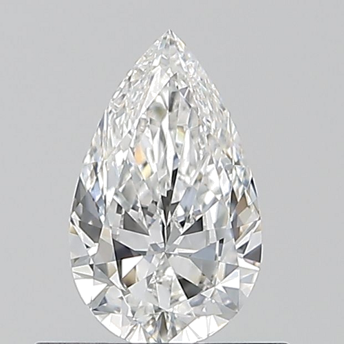 0.5 carat E-VS2 Natūralus Pear Deimantas (1)