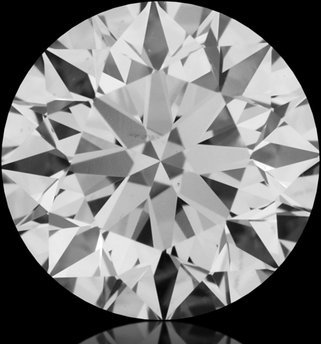 0.53 carat G-SI1 Excellent cut Natūralus Round Deimantas (1)