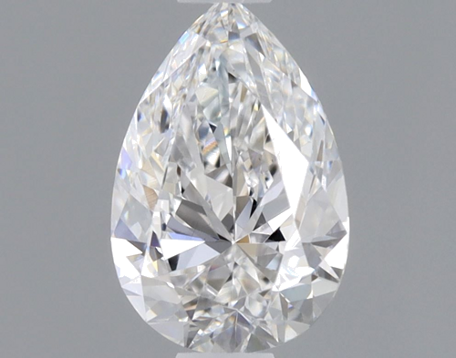 0.5 carat D-VS2 Natūralus Pear Deimantas (1)