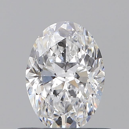 0.64 carat D-SI2 Natūralus Oval Deimantas (1)