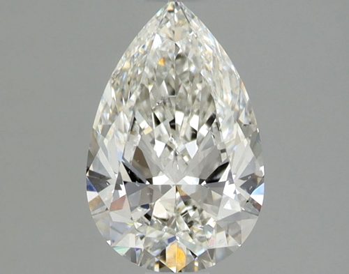 1.01 carat H-SI2 Natūralus Pear Deimantas (1)