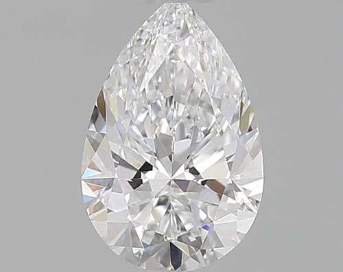 0.51 carat D-VS1 Natūralus Pear Deimantas (1)