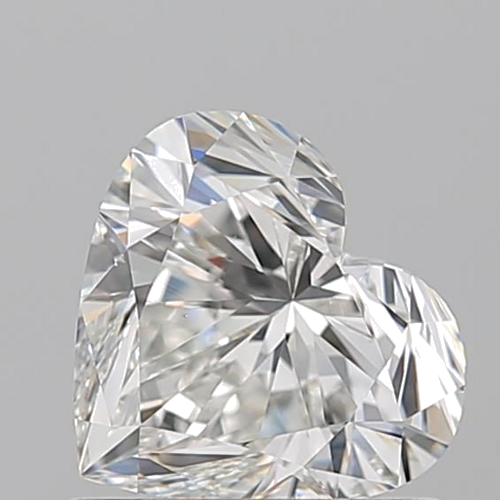 1.01 carat H-VS1 Natūralus Heart Deimantas (1)