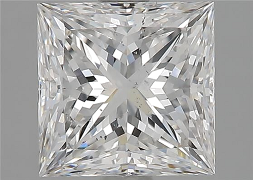 1.72 carat D-SI1 Natūralus Princess Deimantas (1)
