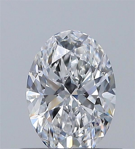 0.5 carat D-VVS2 Natūralus Oval Deimantas (1)