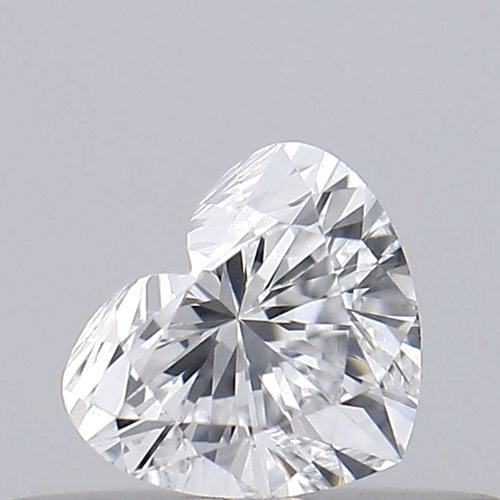 0.26 carat D-VVS2 Natūralus Heart Deimantas (1)