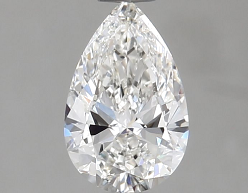 0.5 carat G-VVS2 Natūralus Pear Deimantas (1)
