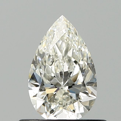 0.53 carat I-VVS1 Natūralus Pear Deimantas (1)