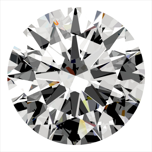 0.3 carat F-SI1 Excellent cut Natūralus Round Deimantas (1)