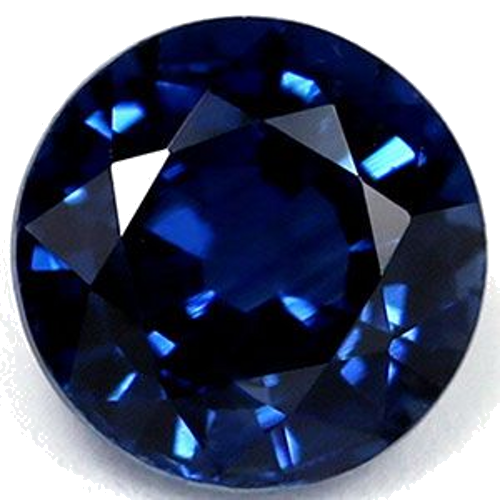 0.68 carat BLUE Round Safyras (1)