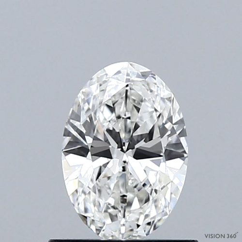 0.71 carat H-VVS1 Natūralus Oval Deimantas (1)