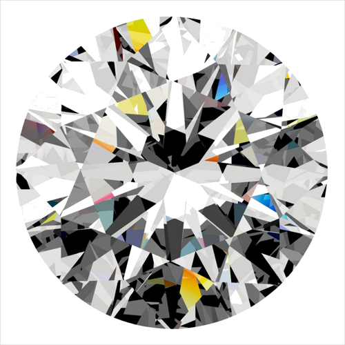 0.4 carat E-SI1 Very Good cut Natūralus Round Deimantas (1)