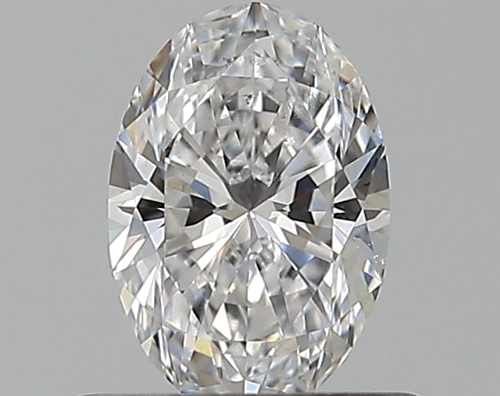 0.5 carat D-SI1 Natūralus Oval Deimantas (1)