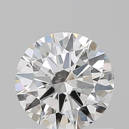 0.64 carat I-SI1 Excellent cut Natūralus Round Deimantas (1)