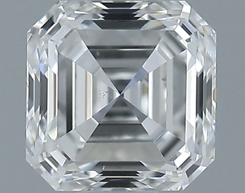 0.5 carat G-VS2 Natūralus Asscher Deimantas (1)