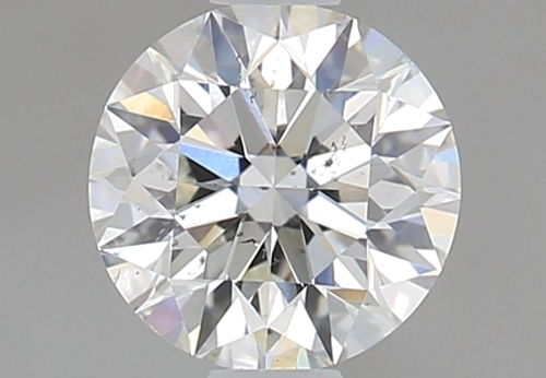 0.5 carat I-SI1 Excellent cut Natūralus Round Deimantas (1)