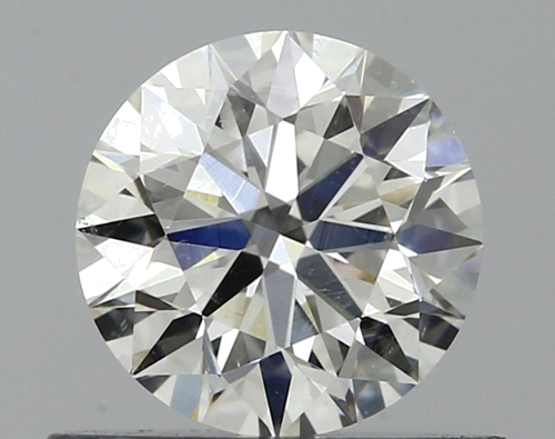 0.52 carat G-SI2 Excellent cut Natūralus Round Deimantas (1)