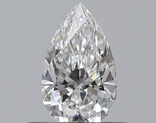 0.4 carat E-VVS1 Natūralus Pear Deimantas (1)