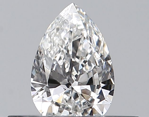 0.28 carat F-VVS1 Natūralus Pear Deimantas (1)