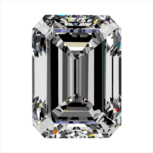 0.3 carat F-VVS1 Natūralus Emerald Deimantas (1)