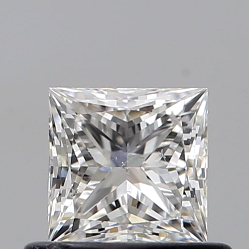 0.55 carat F-SI2 Natūralus Princess Deimantas (1)