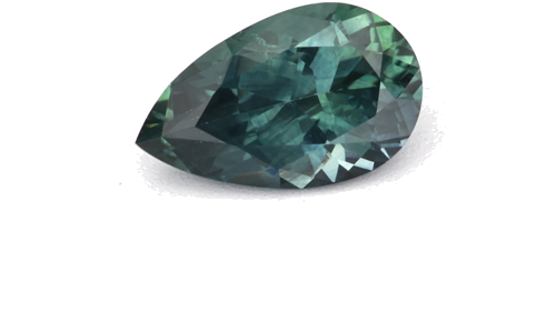 0.55 carat GREEN Pear Safyras (1)