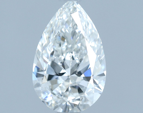 1.01 carat F-VVS2 Natūralus Pear Deimantas (1)