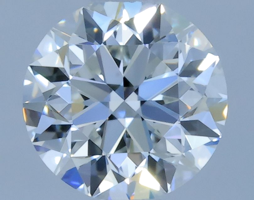 0.5 carat F-VVS2 Very Good cut Natūralus Round Deimantas (1)