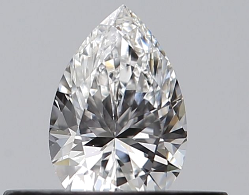 0.29 carat F-VVS1 Natūralus Pear Deimantas (1)