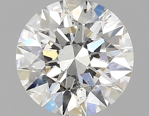 0.71 carat I-SI2 Excellent cut Natūralus Round Deimantas (1)