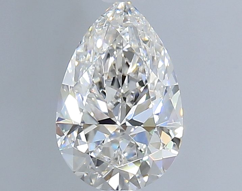 0.7 carat F-VS1 Natūralus Pear Deimantas (1)