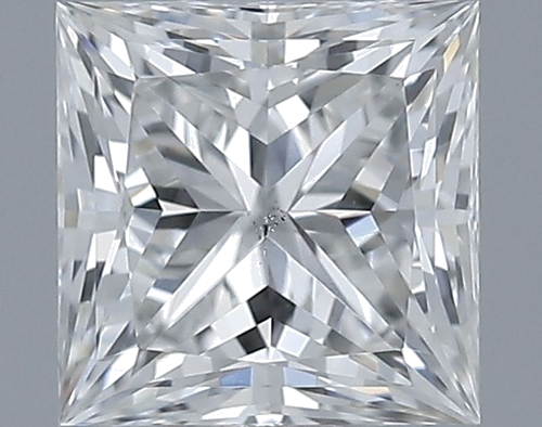 0.5 carat H-SI1 Natūralus Princess Deimantas (1)
