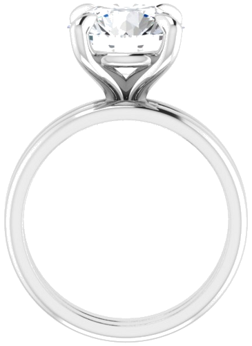 Sužadėtuvių Žiedas „Solitaire“ 950 Platinos Round 10mm (7)