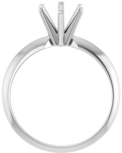 Sužadėtuvių Žiedas „Solitaire“ 950 Platinos Oval 9mm x 7mm (2)