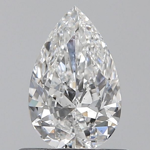 0.5 carat E-SI1 Natūralus Pear Deimantas (1)