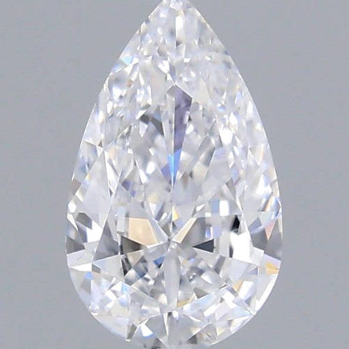 0.5 carat D-VS1 Natūralus Pear Deimantas (1)