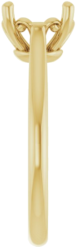 Sužadėtuvių Žiedas „Solitaire“ 14k yellow gold Round 8.2mm (4)