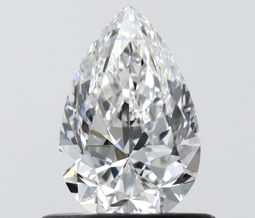 0.6 carat F-VS2 Natūralus Pear Deimantas (1)