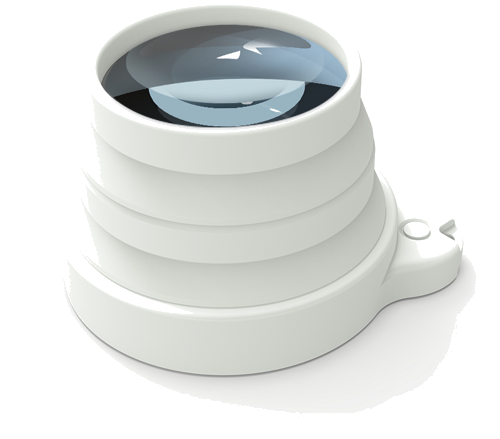 Складная увеличительная лупа (3)