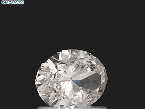 0.9 carat H-SI2 Natūralus Oval Deimantas (1)