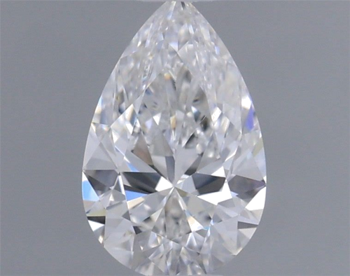 0.3 carat D-VVS2 Natūralus Pear Deimantas (1)