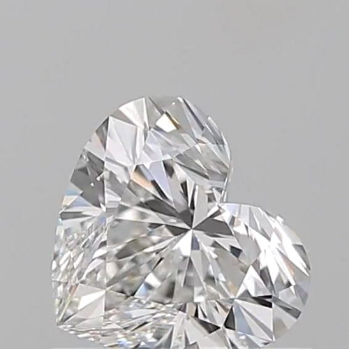 0.6 carat G-VVS1 Natūralus Heart Deimantas (1)