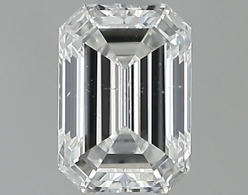 0.42 carat F-SI1 Natūralus Emerald Deimantas (1)