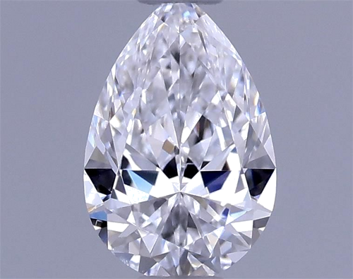 0.4 carat D-SI1 Natūralus Pear Deimantas (1)