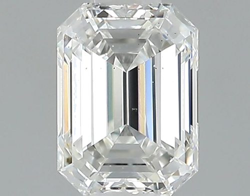 0.51 carat H-SI1 Natūralus Emerald Deimantas (1)