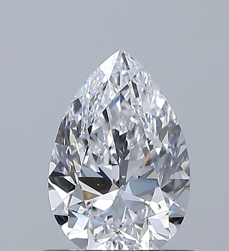 0.7 carat D-VS1 Natūralus Pear Deimantas (1)